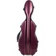 Estuche de violin fibra de vidrio UltraLight 4/4 M-case Borgoña Brillante