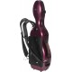 Custodia per violino Fibra di vetro UltraLight 4/4 M-case Borgogna Lucente