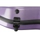 Shaped violin case Fiberglass UltraLight 4/4 M-case Purple Shiny