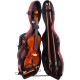 Shaped violin case Fiberglass UltraLight 4/4 M-case Copper