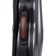 Shaped violin case Fiberglass UltraLight 4/4 M-case Black Point