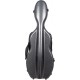 Shaped violin case Fiberglass UltraLight 4/4 M-case Black Special
