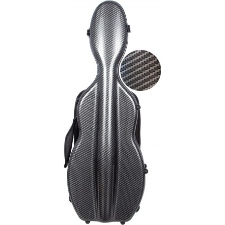 Violinkoffer Geigenkasten Glasfaser UltraLight 4/4 M-case Schwarz Special
