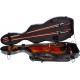 Shaped violin case Fiberglass UltraLight 4/4 M-case Black Special