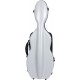 Shaped violin case Fiberglass UltraLight 4/4 M-case Silver Point