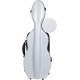 Shaped violin case Fiberglass UltraLight 4/4 M-case Silver Point