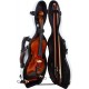 Estuche de violin fibra de vidrio UltraLight 4/4 M-case Plata Point