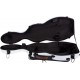 Shaped violin case Fiberglass UltraLight 4/4 M-case Silver Special