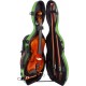 Shaped violin case Fiberglass UltraLight 4/4 M-case Green Special