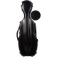 Shaped violin case Fiberglass Steel Effect 4/4 M-case Black