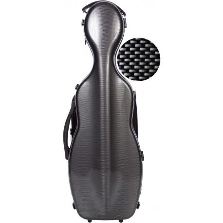 Custodia per violino Fibra di vetro Steel Effect 4/4 M-case Nero Point