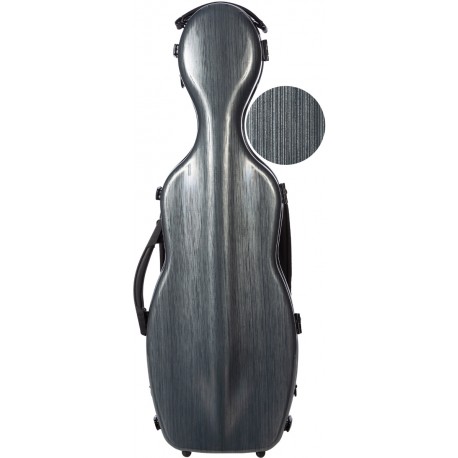 Custodia per violino Fibra di vetro Steel Effect 4/4 M-case Grigio