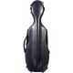 Shaped violin case Fiberglass Steel Effect 4/4 M-case Navy Blue