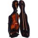 Estuche de violin fibra de vidrio Steel Effect 4/4 M-case Azul Marino