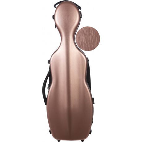 Violinkoffer Geigenkasten Glasfaser Steel Effect 4/4 M-case Perlgrau