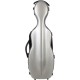 Estuche de violin fibra de vidrio Steel Effect 4/4 M-case Plata