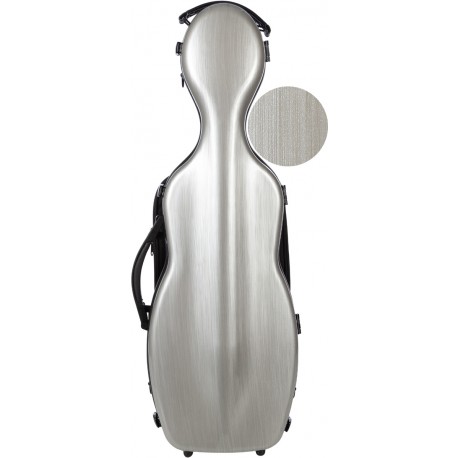Fiberglass futerał skrzypcowy skrzypce Steel Effect 4/4 M-case Srebrny