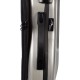 Estuche de violin fibra de vidrio Steel Effect 4/4 M-case Plata