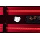 Custodia rettangolare di legno per violino 4/4 Lord M-case Borgogna