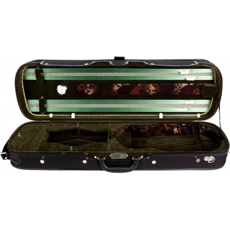 Custodia rettangolare di legno per violino 4/4 Lord M-case Verde