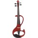 Elektrische Violine, E-geige 4/4 M-tunes MTSE406E hölzern - spielbereit + Profi