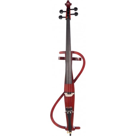 Elektrische cello, E-cello 4/4 M-tunes MTWE403E hölzern - spielbereit + Profi