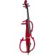 Elektrische cello, E-cello 4/4 M-tunes MTWE110BE hölzern - spielbereit + Profi