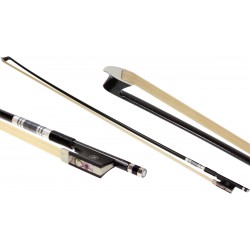 Arco de violin 4/4 de fibra de carbono palo redondo M-tunes MT-SS100-KA