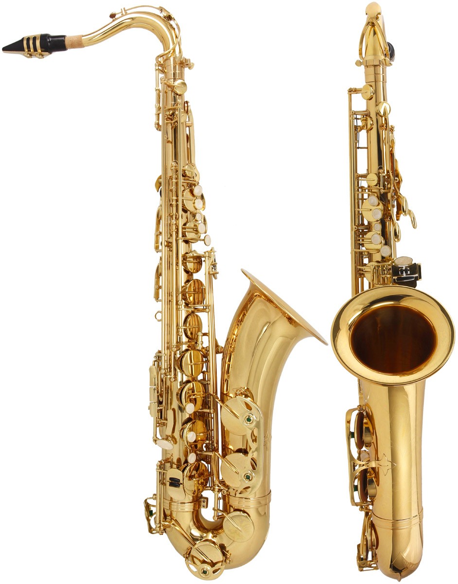 Saxofone sax Tenor Bb laqueado Dourado c/ case Dominante 16461 na  Americanas Empresas