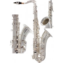 Saxofón tenor Bb, B Fis SaxT3100S M-tunes - Plata