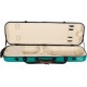 Estuche de violin fibra de vidrio Oblong 4/4 M-case Verde Mar - Crema