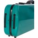 Estuche de violin fibra de vidrio Oblong 4/4 M-case Verde Mar - Crema