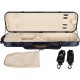 Custodia per violino Fibra di vetro Oblong 4/4 M-case Blu Marino - Crema