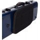 Oblong violin case Fiberglass Oblong 4/4 M-case Navy Blue - Cream