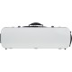 Estuche de violin fibra de vidrio Oblong 4/4 M-case Blanco - Borgoña