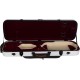 Oblong violin case Fiberglass Oblong 4/4 M-case White - Burgundy