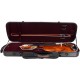 Estuche de violin fibra de vidrio Oblong 4/4 M-case Negro - Borgoña
