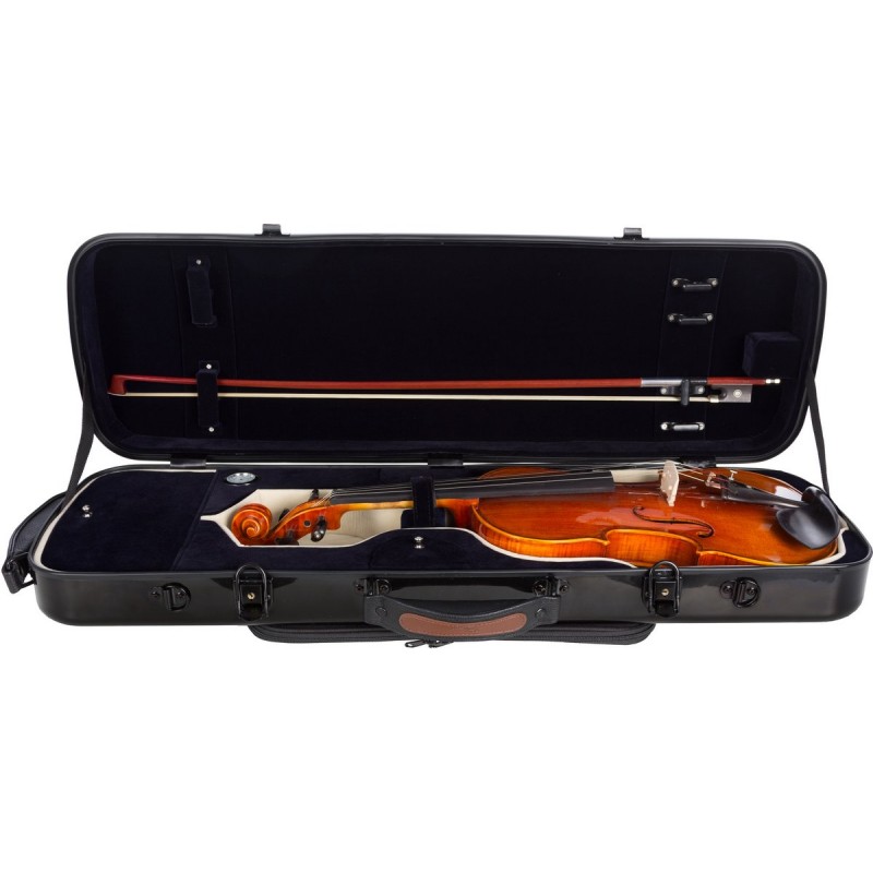 4/4 Violine Koffer Geigenkoffer Violin Case mit Fiberglas Geigenkasten 