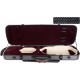 Estuche de violin fibra de vidrio Oblong 4/4 M-case Negro Point - Borgoña