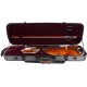 Violinkoffer Geigenkasten Glasfaser Oblong 4/4 M-case Schwarz Point - Weinrot