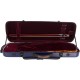 Étui pour violon en fibre de verre Fiberglass Oblong 4/4 M-case Bleu Marine - Bordeaux
