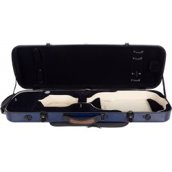 Oblong violin case Fiberglass Oblong 4/4 M-case Navy Blue - Navy Blue