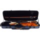Violinkoffer Geigenkasten Glasfaser Oblong 4/4 M-case Marineblau - Marineblau