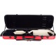 Estuche de violin fibra de vidrio Oblong 4/4 M-case Rojo - Azul Marino