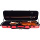 Étui pour violon en fibre de verre Fiberglass Oblong 4/4 M-case Rouge - Bleu Marine