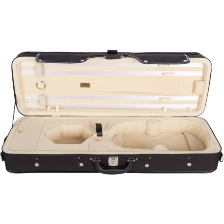 Custodia rettangolare di schiuma per violino 4/4 City M-case Crema