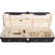 Custodia rettangolare di schiuma per violino 4/4 City M-case Crema