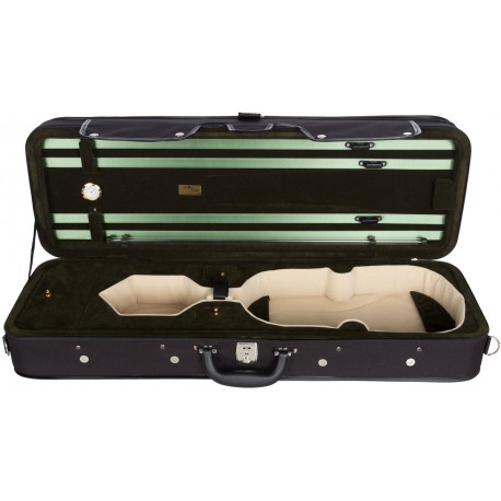 Custodia rettangolare di schiuma per violino 4/4 City M-case Verde