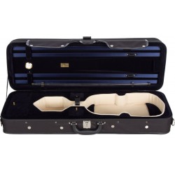 Custodia rettangolare di schiuma per violino 4/4 City M-case Blu Marino