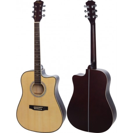 Acoustic guitar 4/4 41" M-tunes MTF168CW